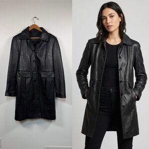 Vintage 90s Black Butter-Soft Leather Jacket